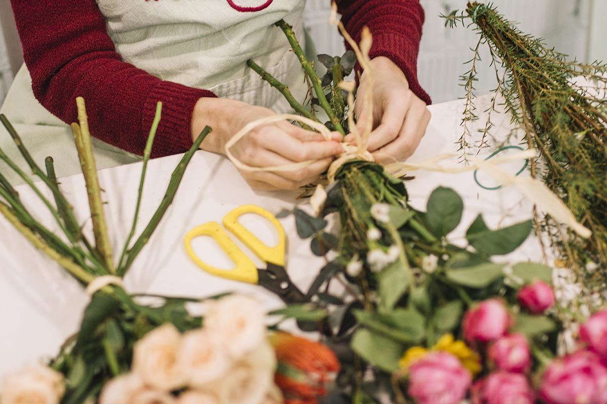 Lacing flowers 