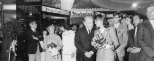 Le Prince Rainier avec la Princesse Caroline et la Princesse Stéphanie de Monaco