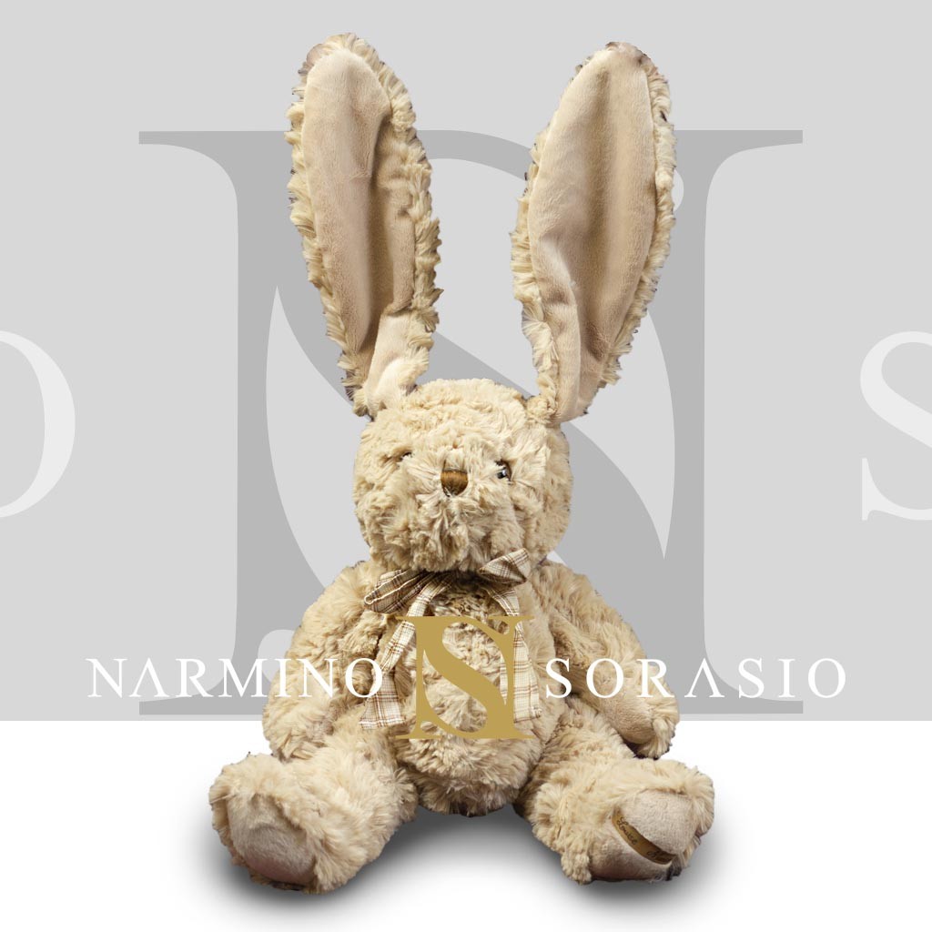 Plush rabbit in beige color | Click'N Flowers