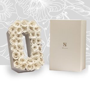 Boite à fleurs en forme de lettre O