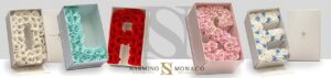 Frise avec boites à fleurs en formes de lettres