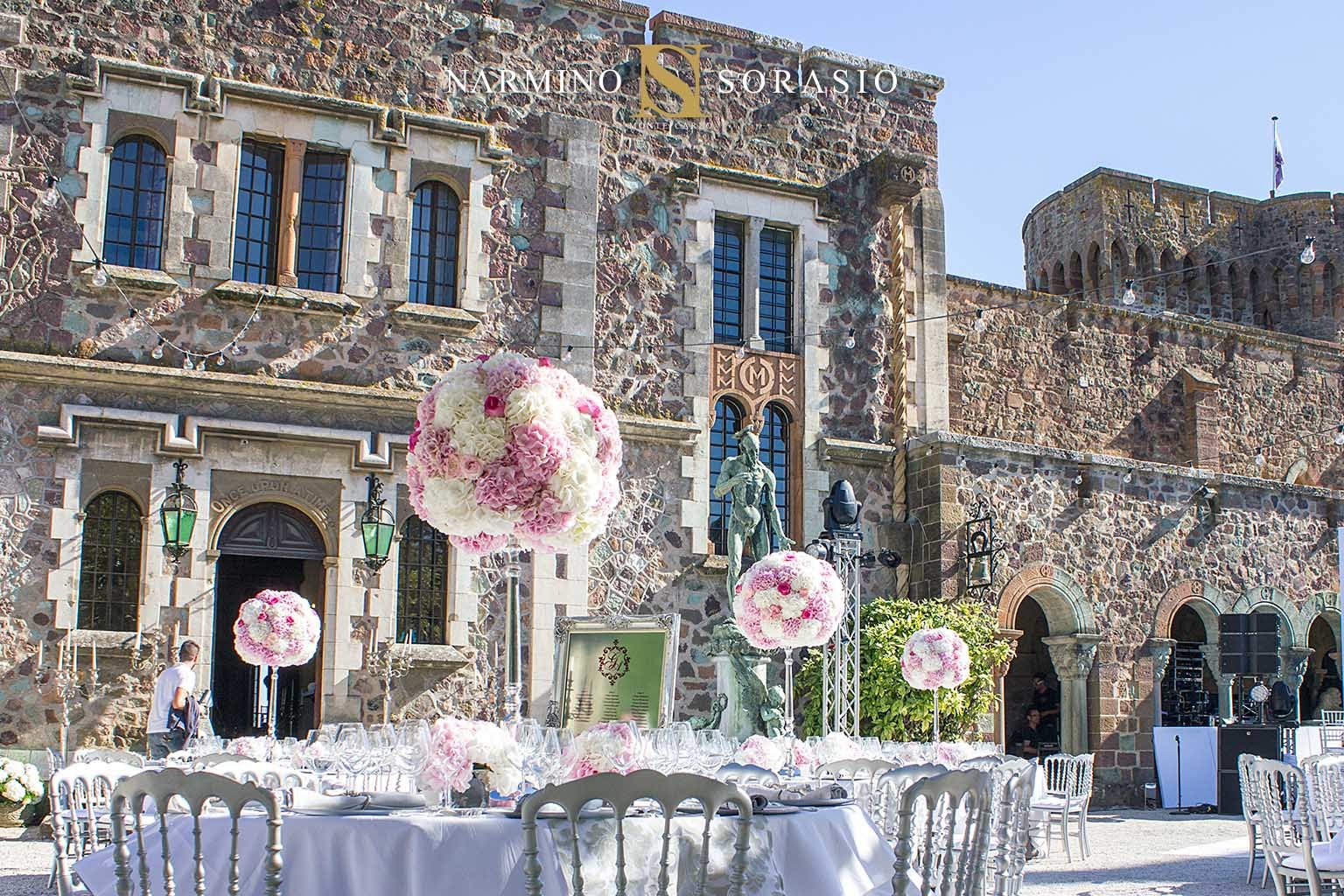 Décoration florale pour les centres de tables