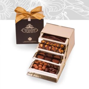 La boite Pyramide de la Chocolaterie de Monaco
