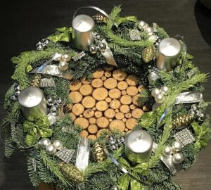 Une couronne de Noël très agréable