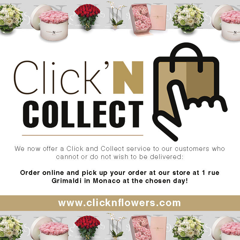A new Click and Collect service for flowers and bouquets in Monaco