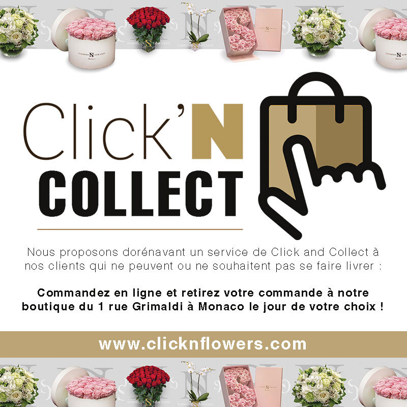 Un nouveau service de Click and Collect de fleurs et bouquets à Monaco