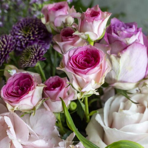 Bouquet champêtre rose – Image 2