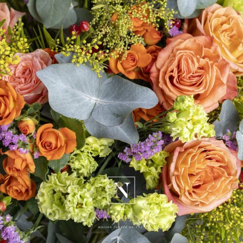 Bouquet rond coloré – Image 2