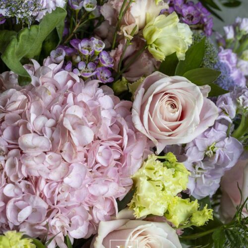Bouquet rond pastel – Image 2
