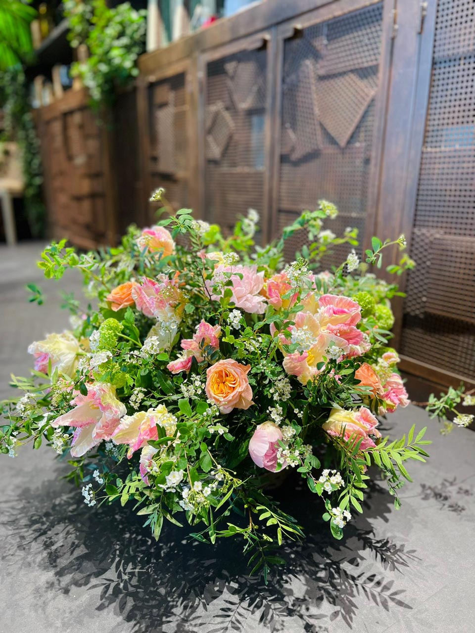 Coussin rond pour des obsèques