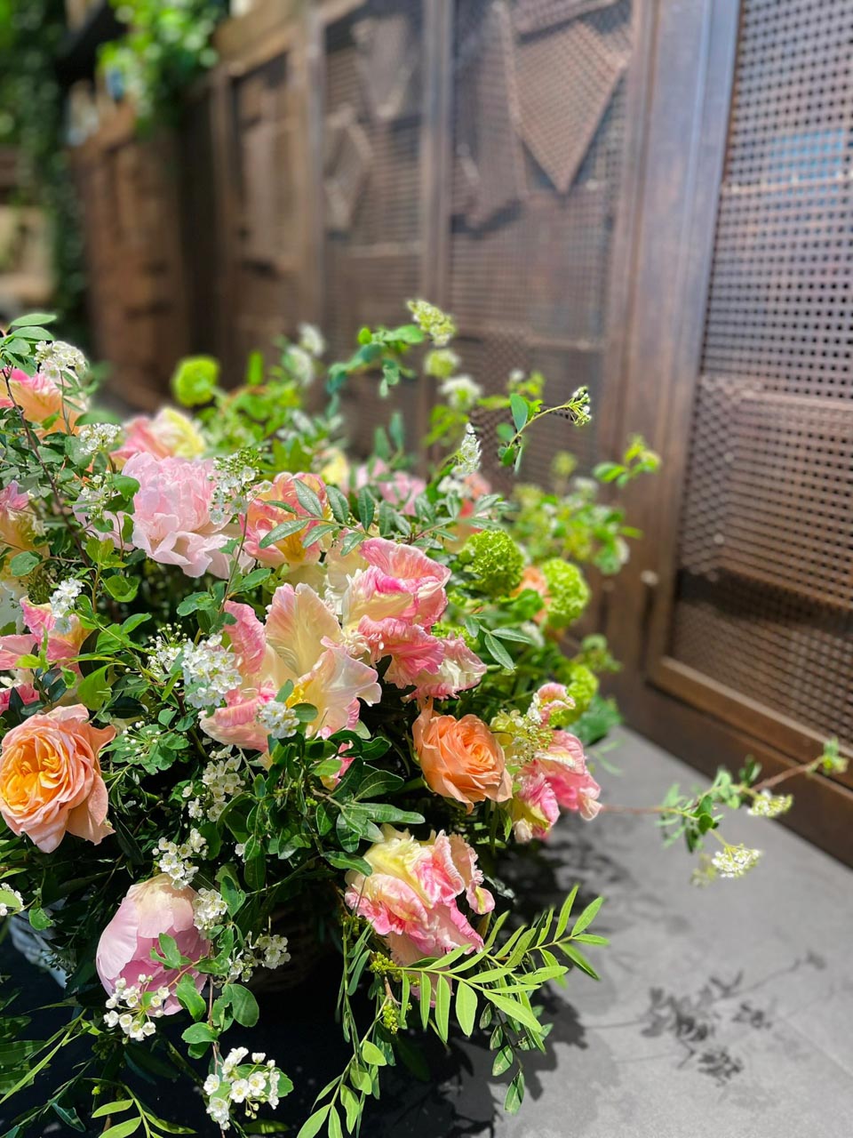 Coussin rond pour funérailles