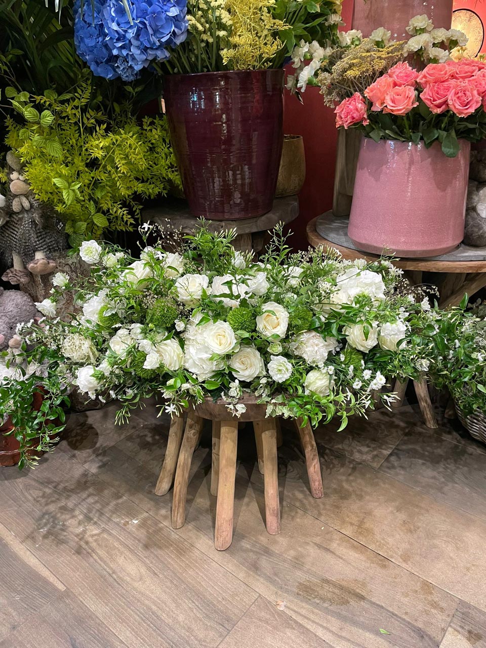 Fleurs de dessus de cercueil