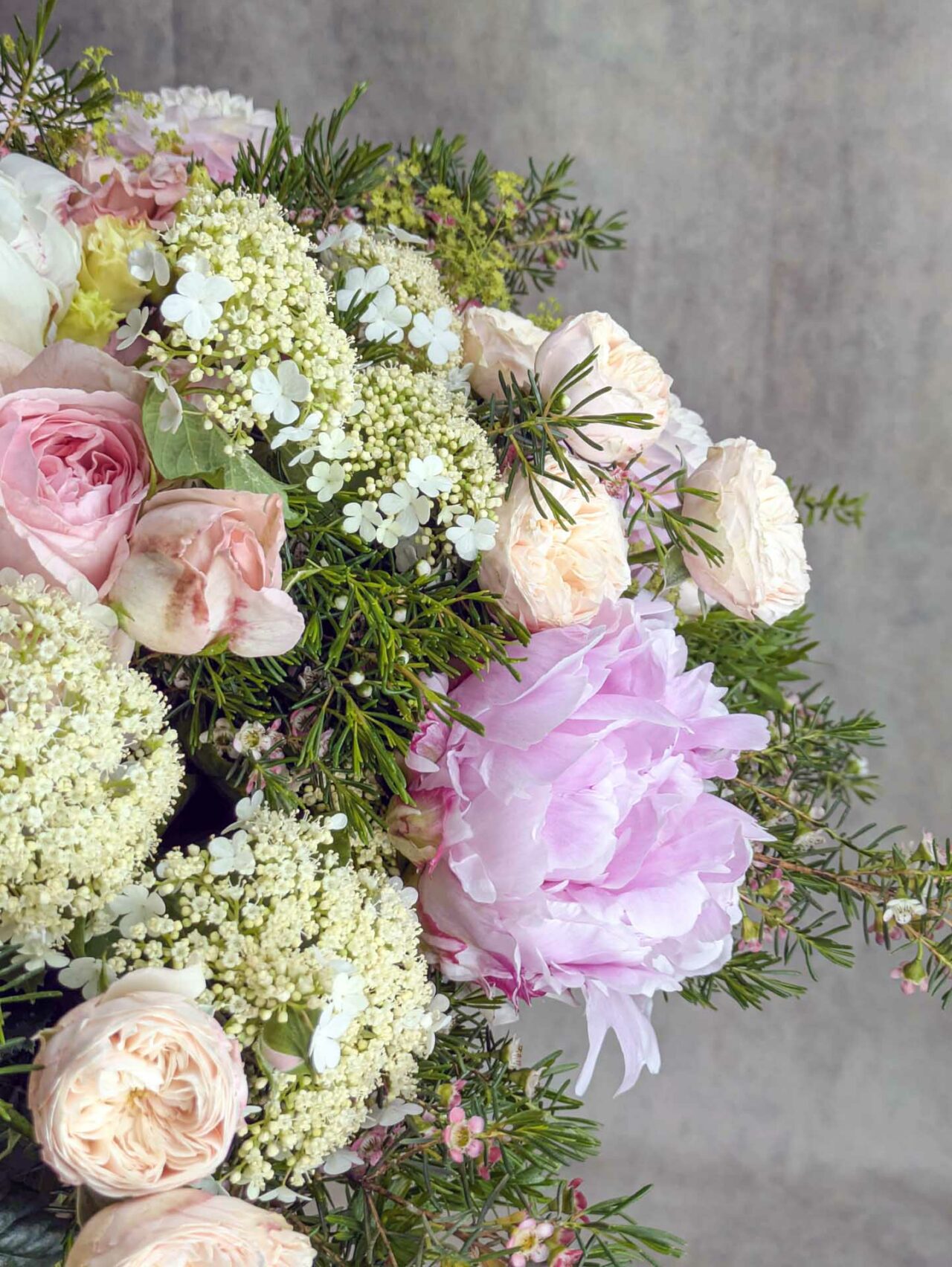 Détail sur le bouquet spécial pour la Fête des Mères