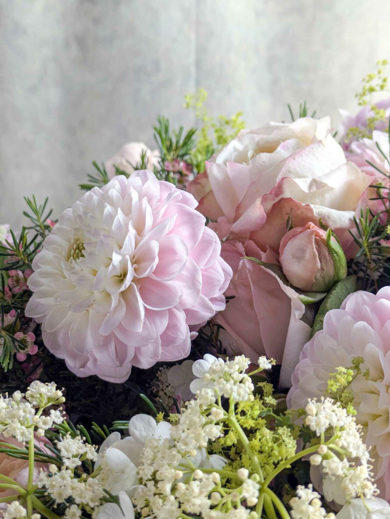 Détail sur le bouquet spécial pour la Fête des Mères